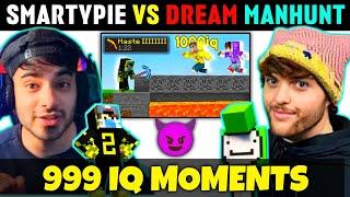 MANHUNT 1000 IQ MOMENTS | SMARTYPIE VS DREAM | OP 999 IQ MOMENTS | #smartypie #dream #yessmartypie