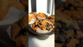 Blueberry Muffins with Lemon Ginger Sugar