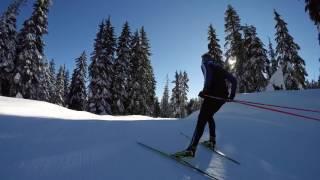 GoPro: XC Skiing Downhill Session