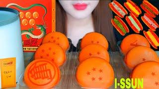 [ASMR MUKBANG]  소원성취 드래곤볼 칠성구 마카롱 DRAGON BALL SEVEN STARS MACARON, EATINGSHOW, EATINGSOUNDS