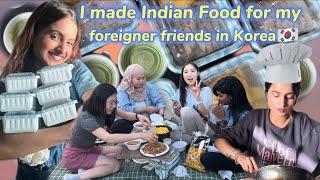 I made Indian food for my foreigner friends in South Korea | I packed Indian Lunch Boxes in Korea