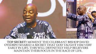 GOD TAUGHT ME THIS SECRET EARLY - MOMENT BISHOP DAVID OYEDEPO SHARED A POWERFUL SECRET WITH EVERYONE