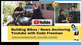 Bike Building / News Anchoring & YouTube with Bah Code Freeman / Comedy