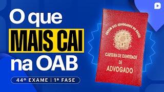 O que a FGV COBRA na 1ª Fase OAB | Aula GRÁTIS: Direito do TRABALHO para o 44º Exame OAB