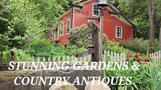 TOUR THE STUNNING GARDENS AND ANTIQUE SHOP OF WILLIAM HROMY ANTIQUES