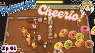 Cheerio!! - Solo Play PlateUp! I Part 1,  #cereal  #breakfast  #plateup