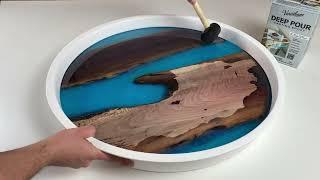 DIY a Live Edge River Table with Varathane's Deep Pour Epoxy