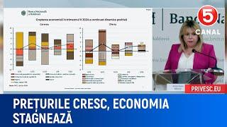 Prețurile cresc, economia stagnează