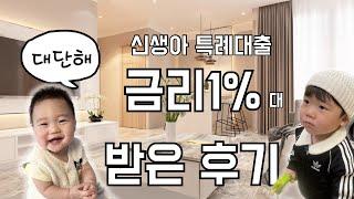 금리 1%대 받은 후기 | 신생아 특례 대출 |전세 | 이사