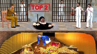 Underground Jail Thief Golden Tunnel Comedy Hindi Stories Collection Hindi Kahaniya New Comedy Video