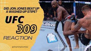 UFC 309 REACTION - Did Jon Jones Knockout a washed Up Stipe or did he certify his LEGACY!!?? #ufc