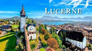 Walking in Lucerne Switzerland  The most beautiful Swiss city