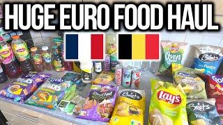 MASSIVE Food Haul from France & Belgium  