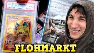 TROTZ REGEN am FLOHMARKT STAND Pokemon Karten VERKAUFEN & KAUFEN!️