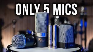 How I Record My Drums With ONLY 5 Mics!