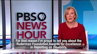 Judy Woodruff on the Ruderman Family Foundation Awards for Excellence in Reporting on Disability