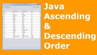 Java And MySQL -  How To Sort JTable Data Using Java NetBeans [ with source code ]