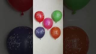 Five Happy Balloons popping Reverse video asmr #shorts #video #trending #asmr #viralshorts #balloon