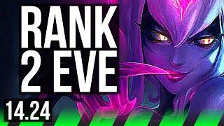 EVELYNN vs ZAC (JGL) | Rank 2 Eve, 64k DMG, Comeback, Dominating | BR Challenger | 14.24