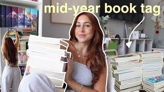 mid-year book tag ️ (favorite book, 5 stars, fictional crushes, made me cry, + more)