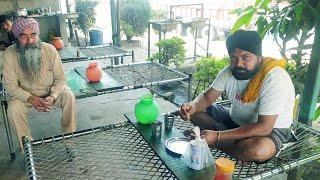 Father and son eat dry bread and work hard Punjabi Bhau