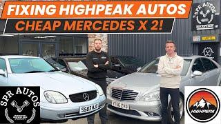 FIXING HIGH PEAK AUTOS CHEAP MERCEDES SLK & S-CLASS!  SHOULD YOU BUY A CHEAP MERCEDES?