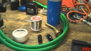 How To Solder 1/0 Gauge Ring Terminals - EXO's Best Cheap SPL Car Audio Wire EASY Install Tips