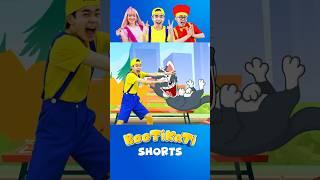 Animal Tickle Man Song | Tickle Tickle Family | BooTiKaTi Shorts #shorts #kidssongs #nurseryrhymes