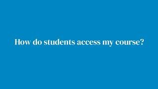 How to invite students to access an Oxford Learning Link Course