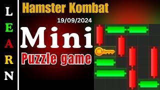 hamster kombat mini puzzle game || Learn to complete today hamster kombat mini puzzle game