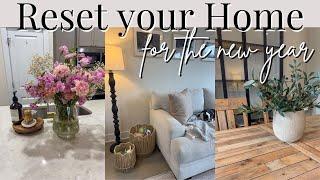 HOME RESET FOR THE NEW YEAR | Clean and Organize with me | New Year Home Reset