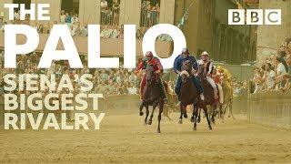 17 jockeys, 3 laps and 70 seconds to win one of Italy's most intense rivalries - BBC