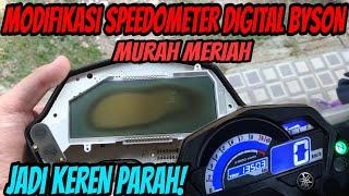 MODIFIKASI SPEEDOMETER DIGITAL YAMAHA BYSON YANG RUSAK, LEBIH KEREN DARI MOTOR BARU!