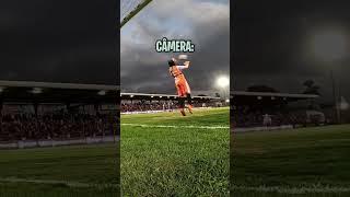 Como é a visão do goleiro no estádio