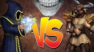 Heroes of Might and Magic III. Zealot VS Minotaur king