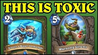 You Can't Play Minions Against Trample Hunter