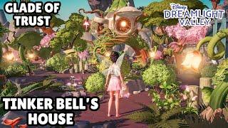 TINKER BELL'S HOUSE//GLADE OF TRUST//SPEED BUILD//DISNEY DREAMLIGHT VALLEY//FAIRYCORE GLADE