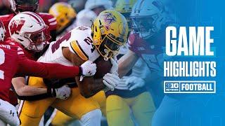 Minnesota at Wisconsin | Highlights | Big Ten Football | 11/29/2024