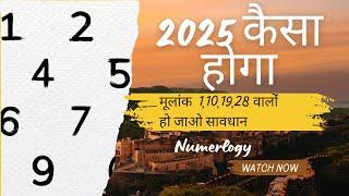 2025 | Numerlogy Prediction for 1,10,19,28 birth Date | पूरे साल का उपाय | Mrs Pooja