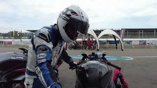 Normal guy rides a superbike BMW S1000RR at Dijon with 300+kph straight it's fast Mike Spike Edwards