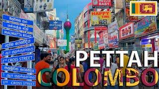 Pettah Market Colombo, Srilanka 2024 | Fort Station | Virtual walking Tour | 4K 