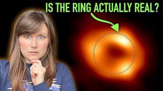 Is the famous black hole image "wrong"?