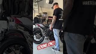 Mv Agusta Brutale 800rr Exhaust Sound #mvaugusta #italianmotorcycle #streetbike