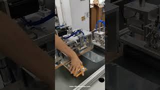 Automatic box case inserting bag packaging machine