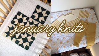 JANUARY KNITS | last minute baby clothes + major modifications