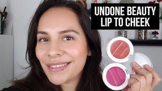 Undone Beauty Lip to Cheek Palettes - New Shades - POPPY + ROSEWOOD- Cream Blush and Lips