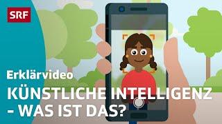 Was ist Künstliche Intelligenz («KI», in Englisch «AI»)? – einfach erklärt | Kindervideos | SRF Kids