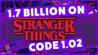 Stranger Things Pinball 1.7BILLION?! Code 1.02