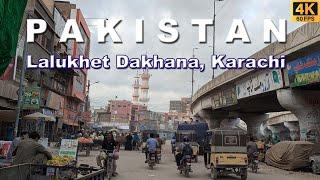 Lalukhet Dakhana Walking Tour | Karachi, Pakistan | Full Mooni Vlogs | 4K UHD | 60FPS