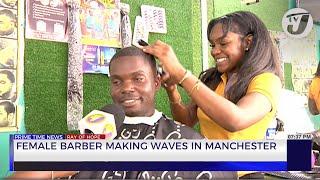 Female Barber Making Waves in Manchester | TVJ News